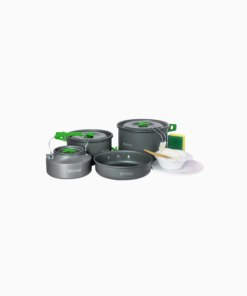 Orcamp Quadro Kamp Tencere Çaydanlık Seti 4’lü